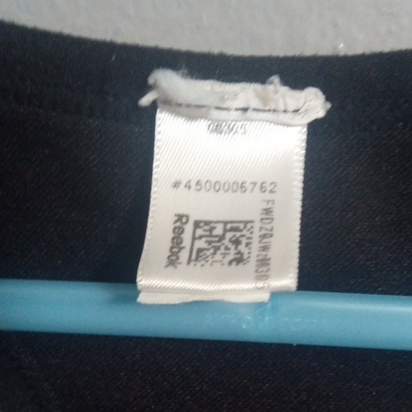 Reebok Charcoal & Black Sports Bra Size Small/Medium - Picture 2 of 3